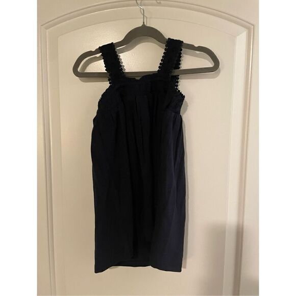 New Gap navy eyelet sundress size 3T - Picture 3 of 3
